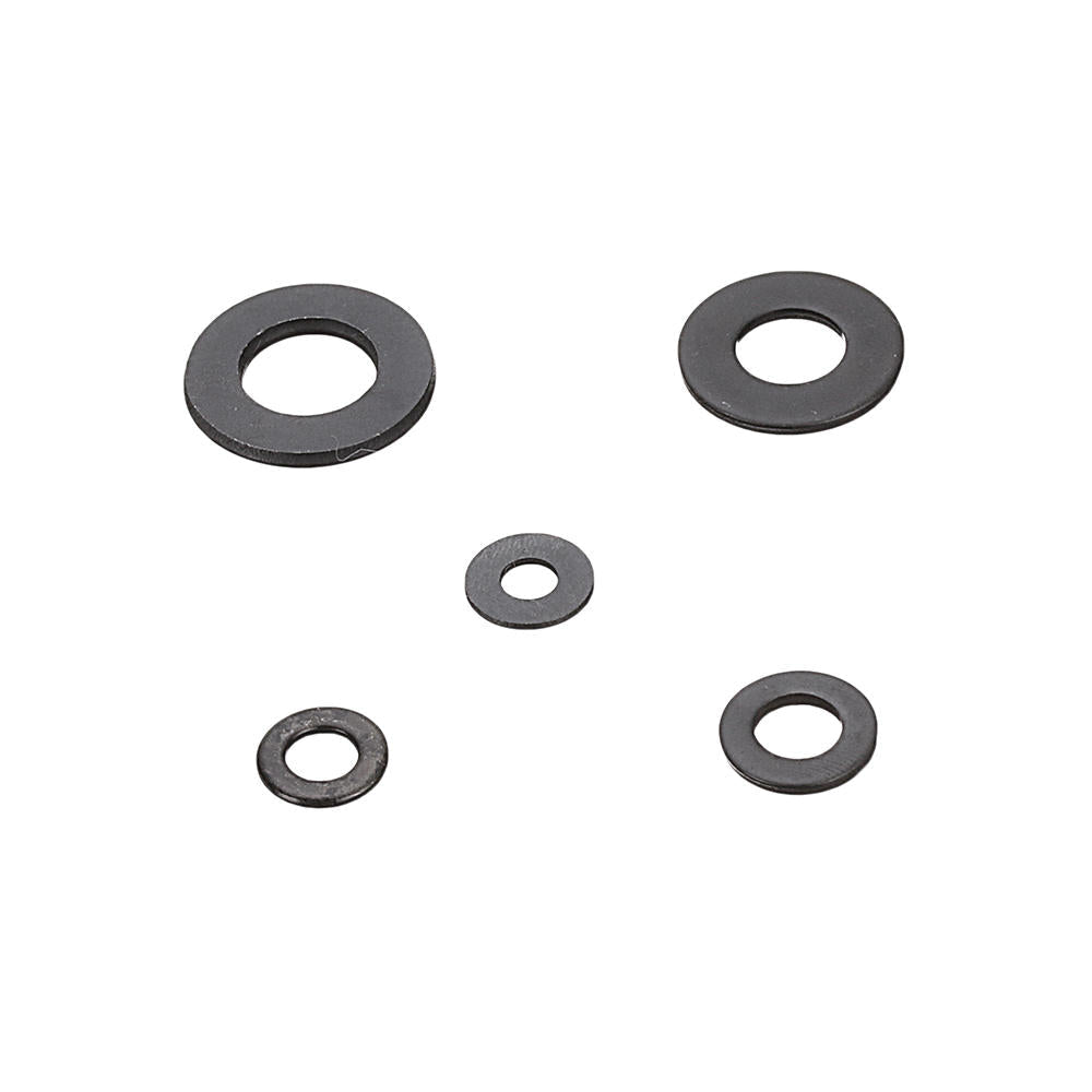 231Pcs Hex Nut Flat Washer Spring Lock Washer Carbon Steel M4/M5/M6/M8/M10 Assortment