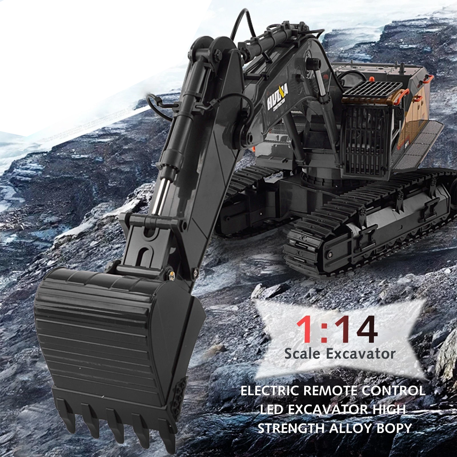 1:14 RC Excavator 2.4Ghz Electric Remote Control Toy