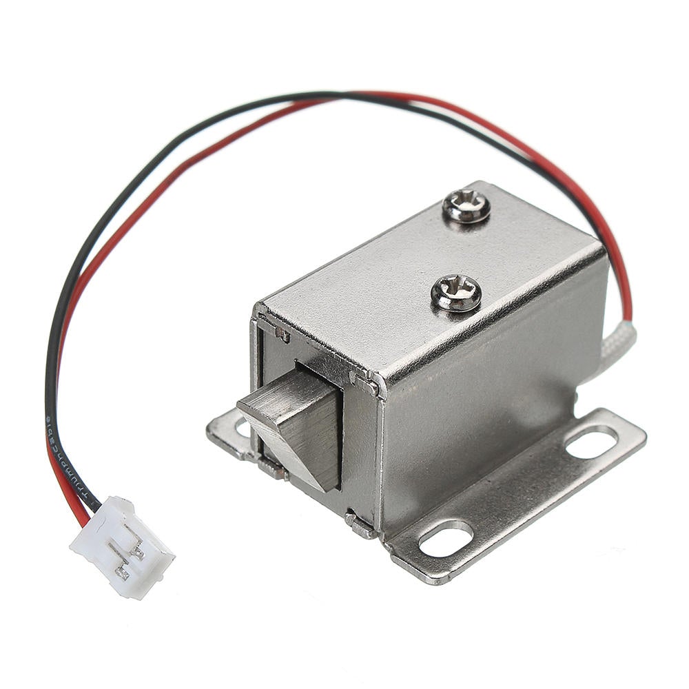 12V DC 0.43A Cabinet Electric Lock Assembly Solenoid Drawer Door 27x29x18mm