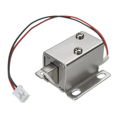 12V DC 0.43A Cabinet Electric Lock Assembly Solenoid Drawer Door 27x29x18mm
