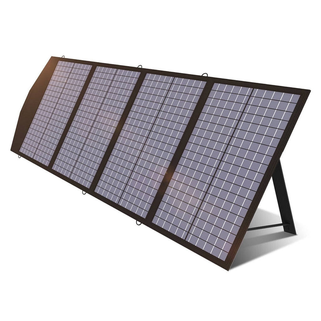 18V Foldable Solar Panel, 60/100/120/200W Mobile Solar Charger for Power Supply, Laptop, Solar Generator, Fishing