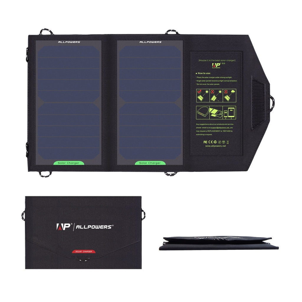 Flexible Foldable Solar Panel 5V 18V High Efficience Solar Battery Charger 21W Solar Phone Charger for Travel Iphone