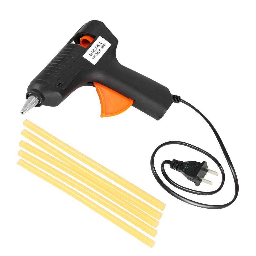 Car Paintless Dent Repair Tools Puller +15 Pcs Glue Tabs +110-240V 40W Hot Melt Gun w/ 5pcs Sticks