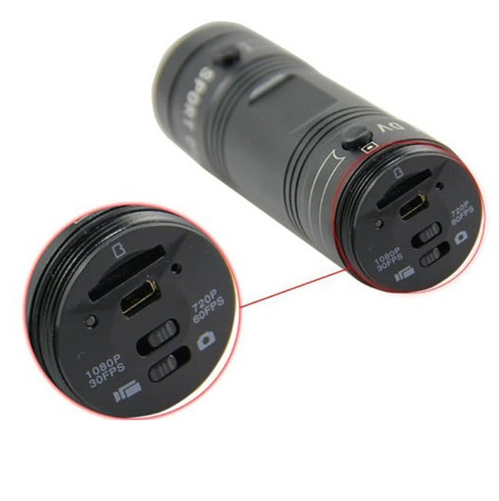 Mini 5MP HD 1080P H.264 Waterproof Sports DV Camera Camcorder Car DVR Outdoor Bike Helmet