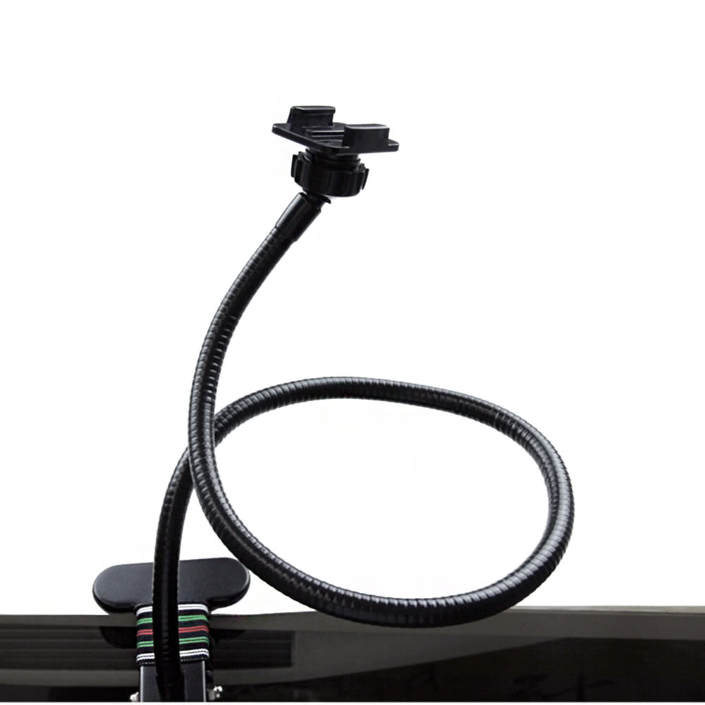 27.2" Flexible Adjustable Shaft Long Arm Mount Clamp Clip Holder
