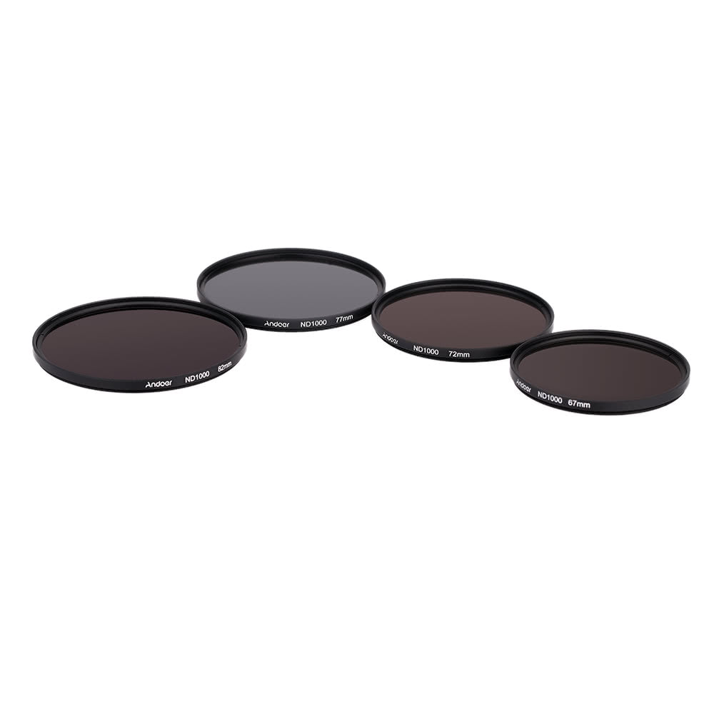 77mm 10 Stop Fader Neutral Density Filter for Nikon Canon DSLR Camera