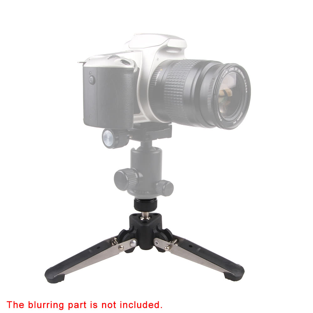 Universal Three-Foot Support Stand Monopod Base for Tripod Head DSLR Cameras 3/8" Screw