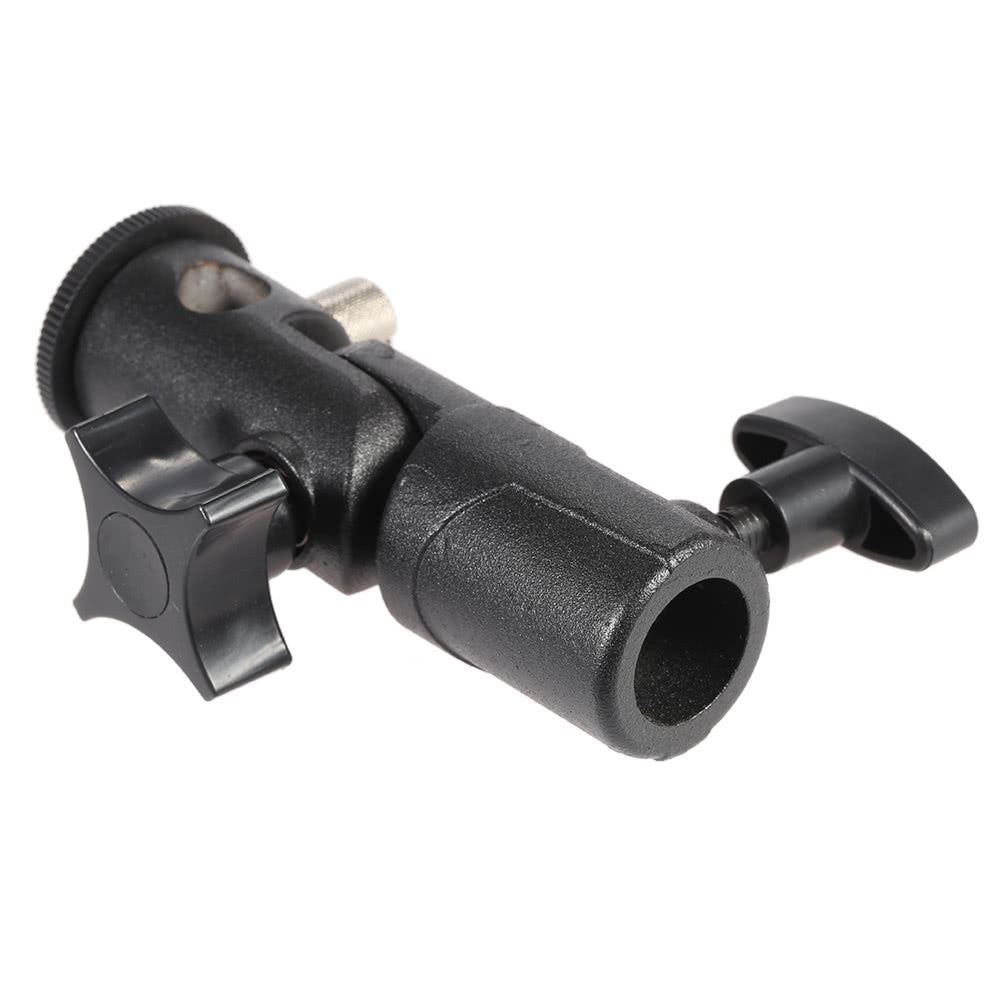 E Type Universal Metal Flash Hot Shoe Speedlite Umbrella Holder