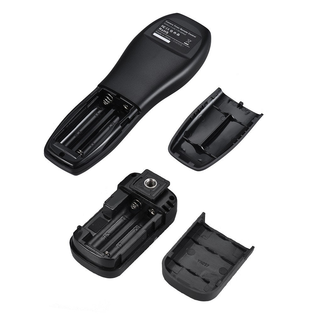 2.4G Wireless Remote Control LCD Timer Shutter Release Transmitter Receiver 32 Channels