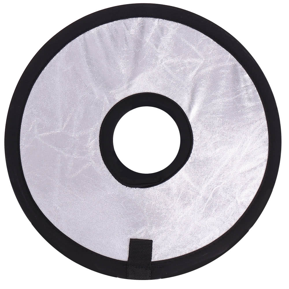30cm 2in1 Round Hollow Collapasible Multi-Disc Portable Circular Light Lens-Mount Reflector