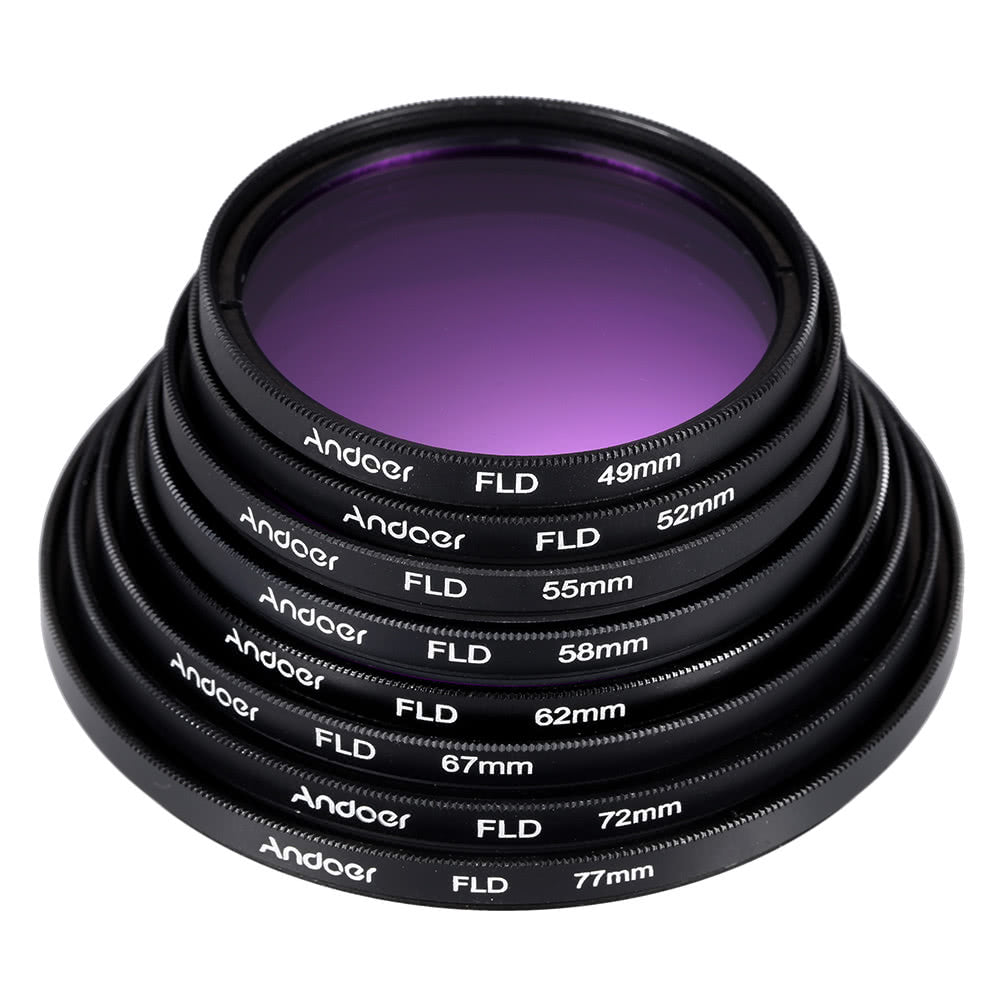 67mm Filter Kit (UV+CPL+FLD) + Nylon Carry Pouch Lens Cap Holder Hood