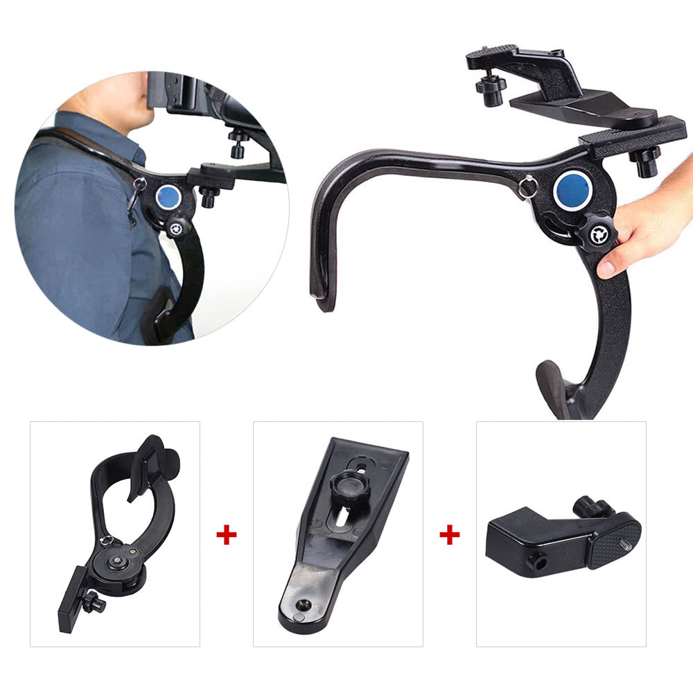 Hands-free Shoulder Mount Shouldering Support Pad Stabilizer for DSLR Camera Camecorder