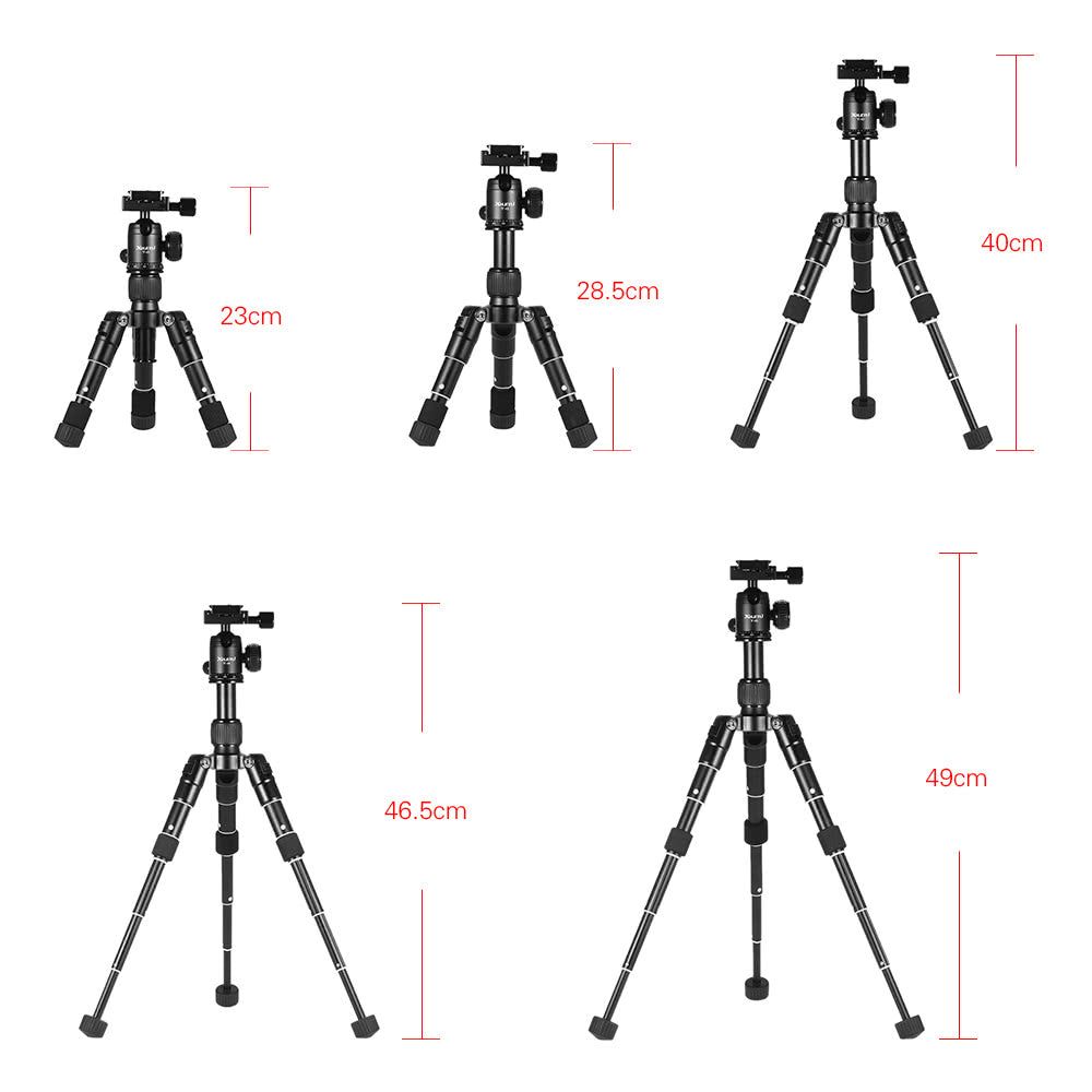 Ultra Compact Desktop Mini Tripod Kit with Ball Head for Canon Nikon DSLR Camera
