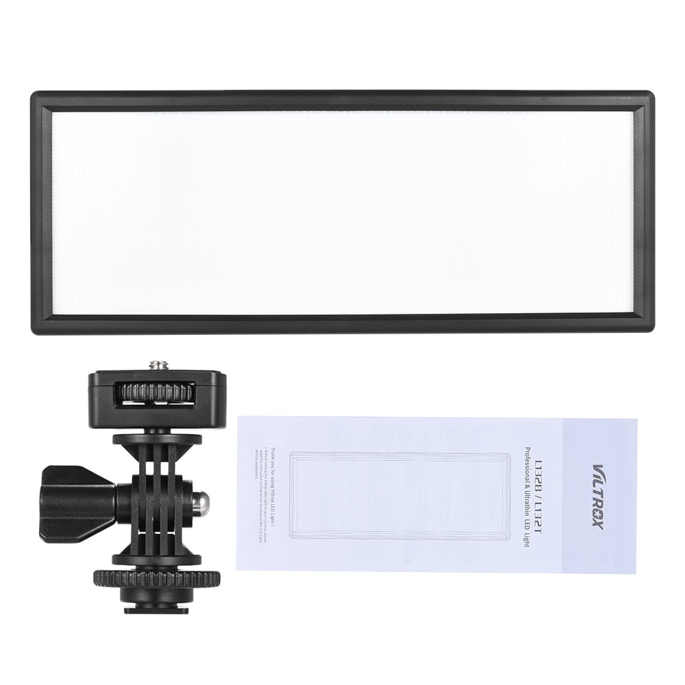 Ultra-thin LED Video Light Photography Fill Adjustable Brightness and Dual Color