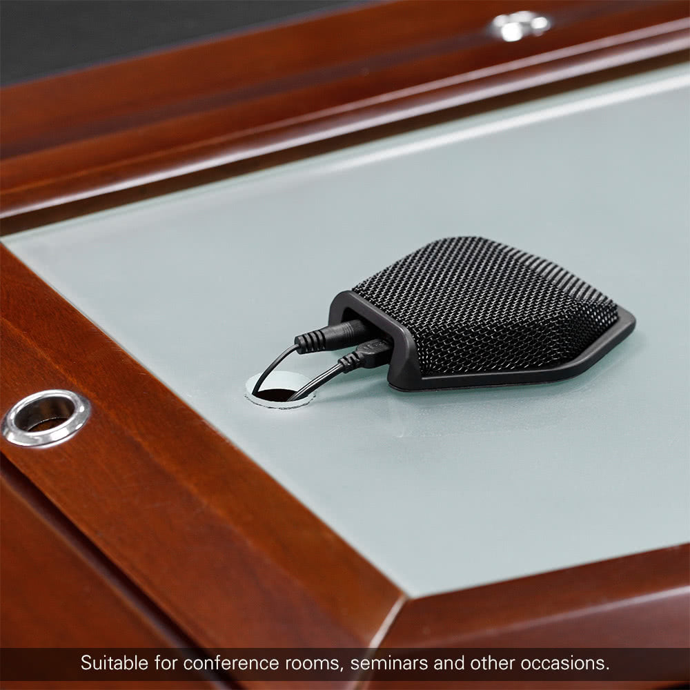 Condenser Conference Microphone with 3.5mm Audio Jack & 5V USB Interface 16ft