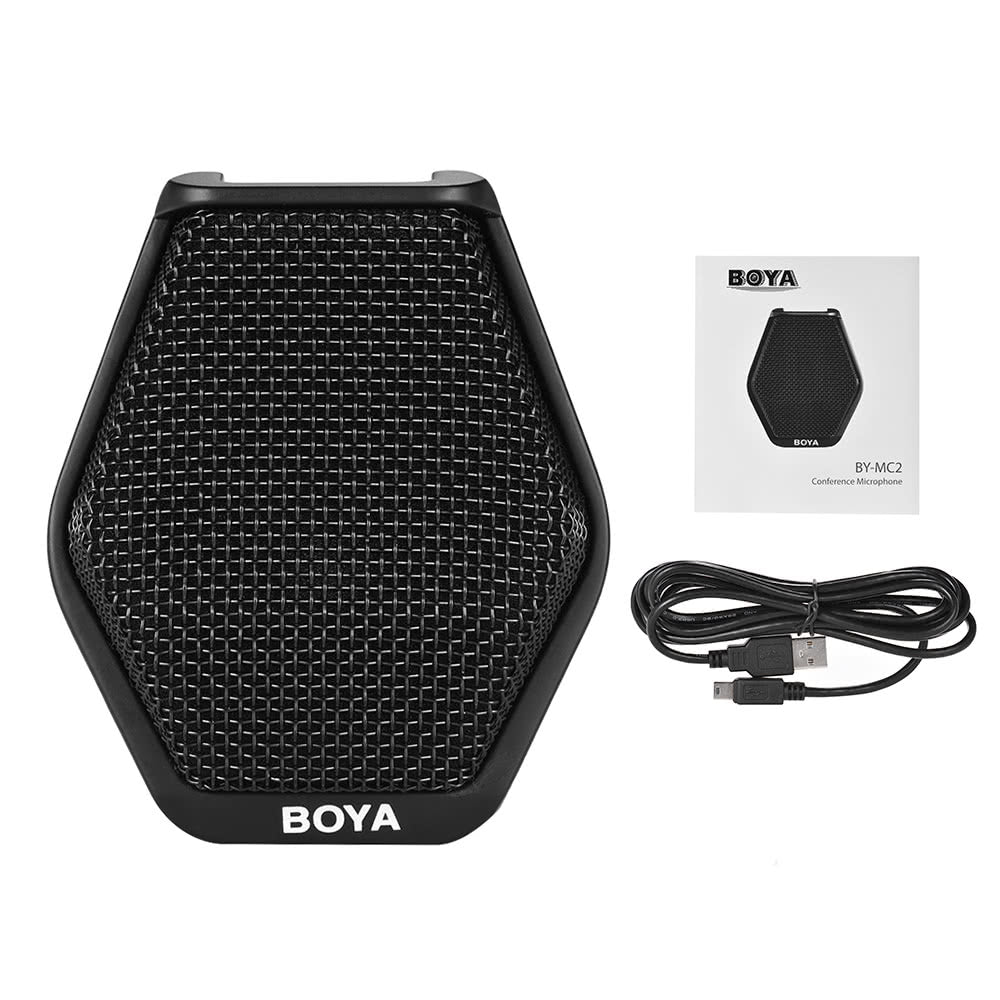Condenser Conference Microphone with 3.5mm Audio Jack & 5V USB Interface 16ft