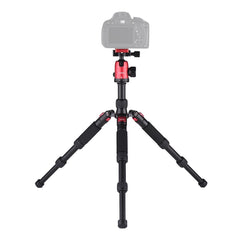 Mini Portable Desktop Tripod Stand Aluminum Alloy with Ball Head Quick Release Plate Carry Bag
