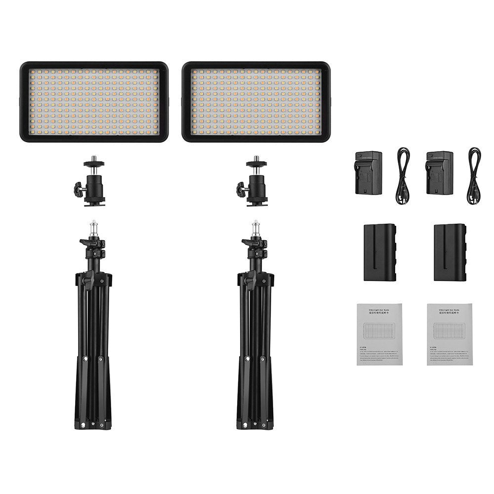 LED Video Light Kit for ILDC DSLR Cameras