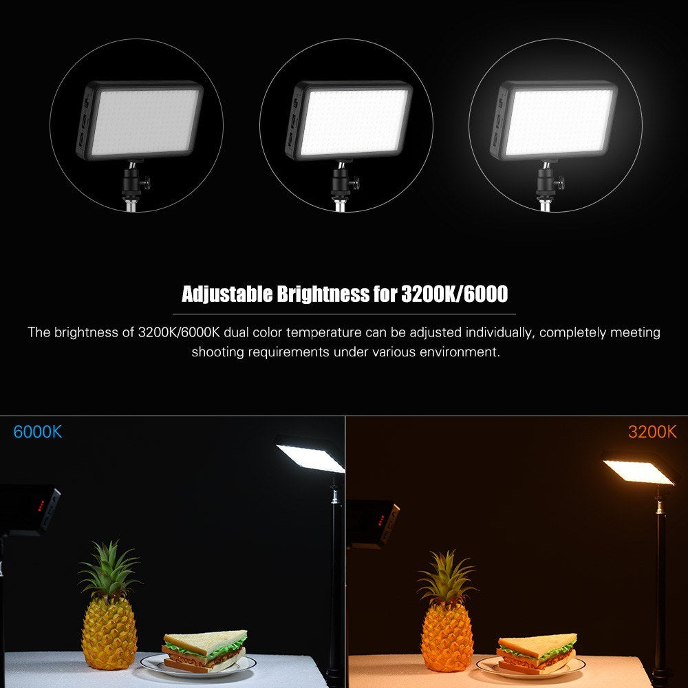 LED Video Light Kit for ILDC DSLR Cameras