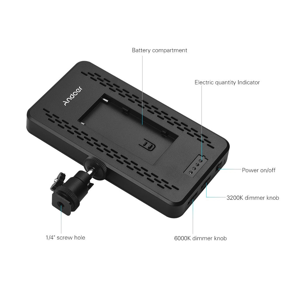LED Video Light Kit for ILDC DSLR Cameras