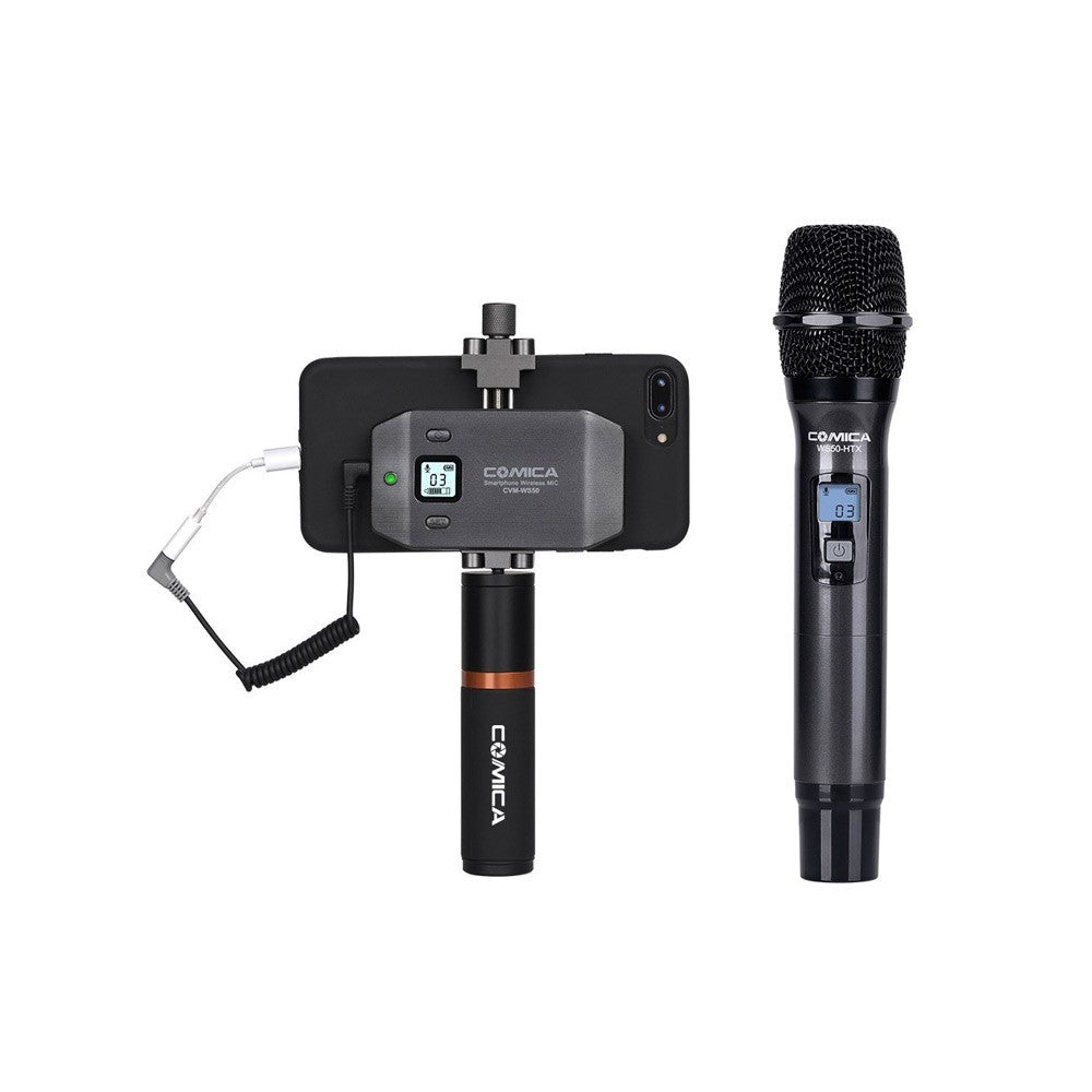 Smartphone Wireless Microphone + Hand-held Transmitter