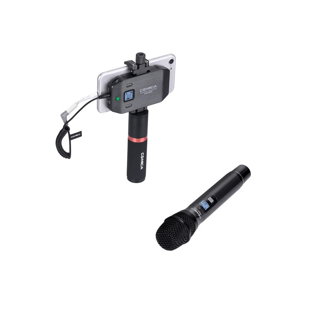 Smartphone Wireless Microphone + Hand-held Transmitter