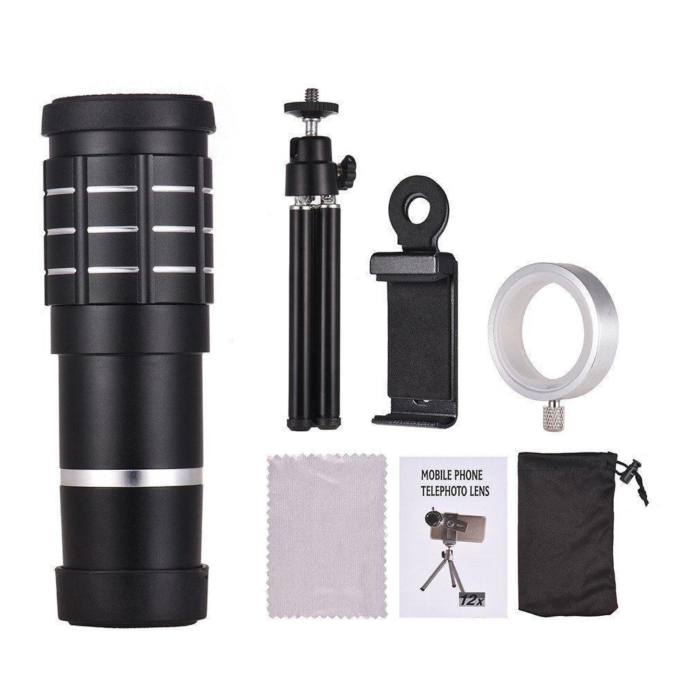 Optical Zoom Mobile Phone Telephoto Lens with Tripod for iPhone Samsung HTC Nokia Sony