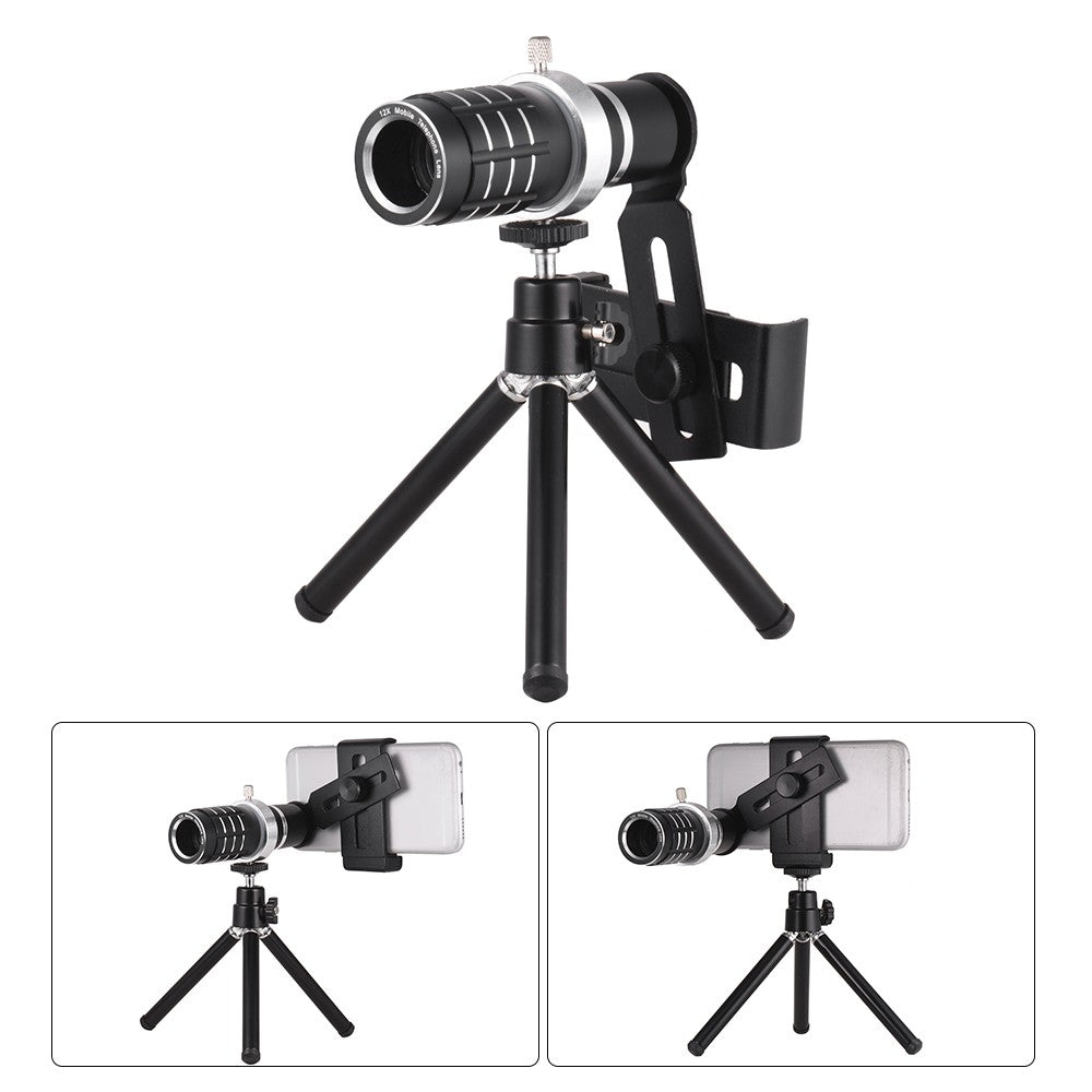 Optical Zoom Mobile Phone Telephoto Lens with Tripod for iPhone Samsung HTC Nokia Sony