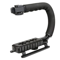 Camera Handheld Holder Flash Bracket U type Hand Motion Stabilizer Stable Frame Grip for Video DSLR SLR