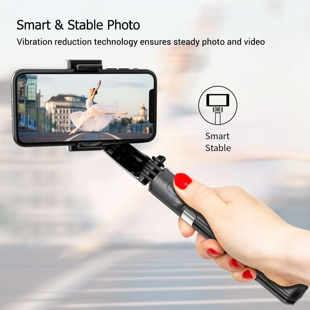 3 in 1 Phone Gimbal Stabilizer Selfie Stick Tripod