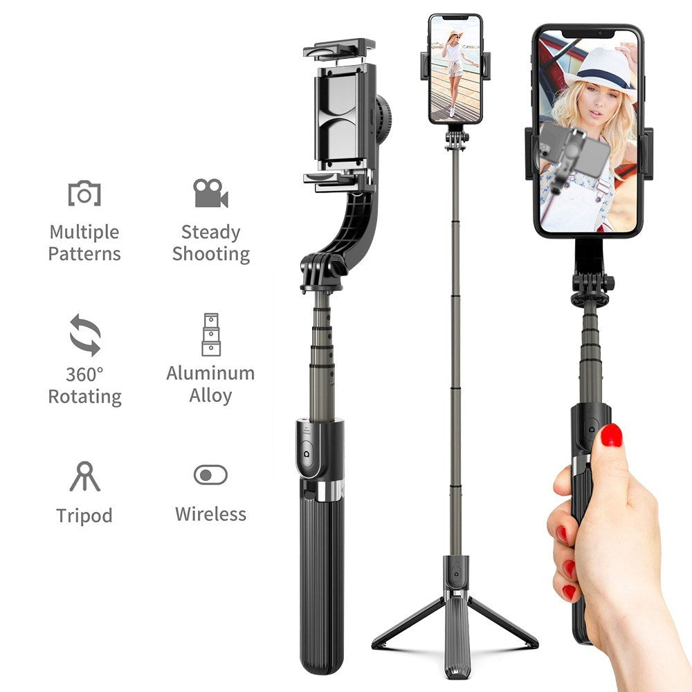 3 in 1 Phone Gimbal Stabilizer Selfie Stick Tripod