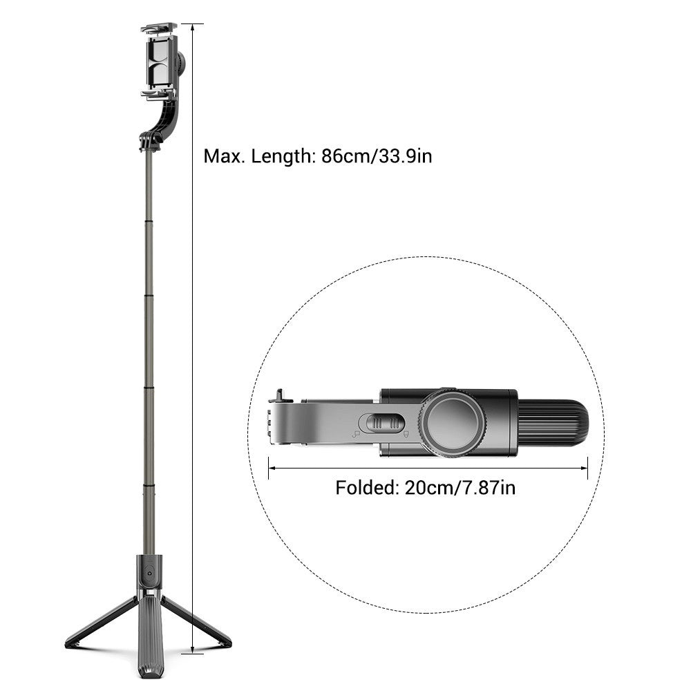 3 in 1 Phone Gimbal Stabilizer Selfie Stick Tripod