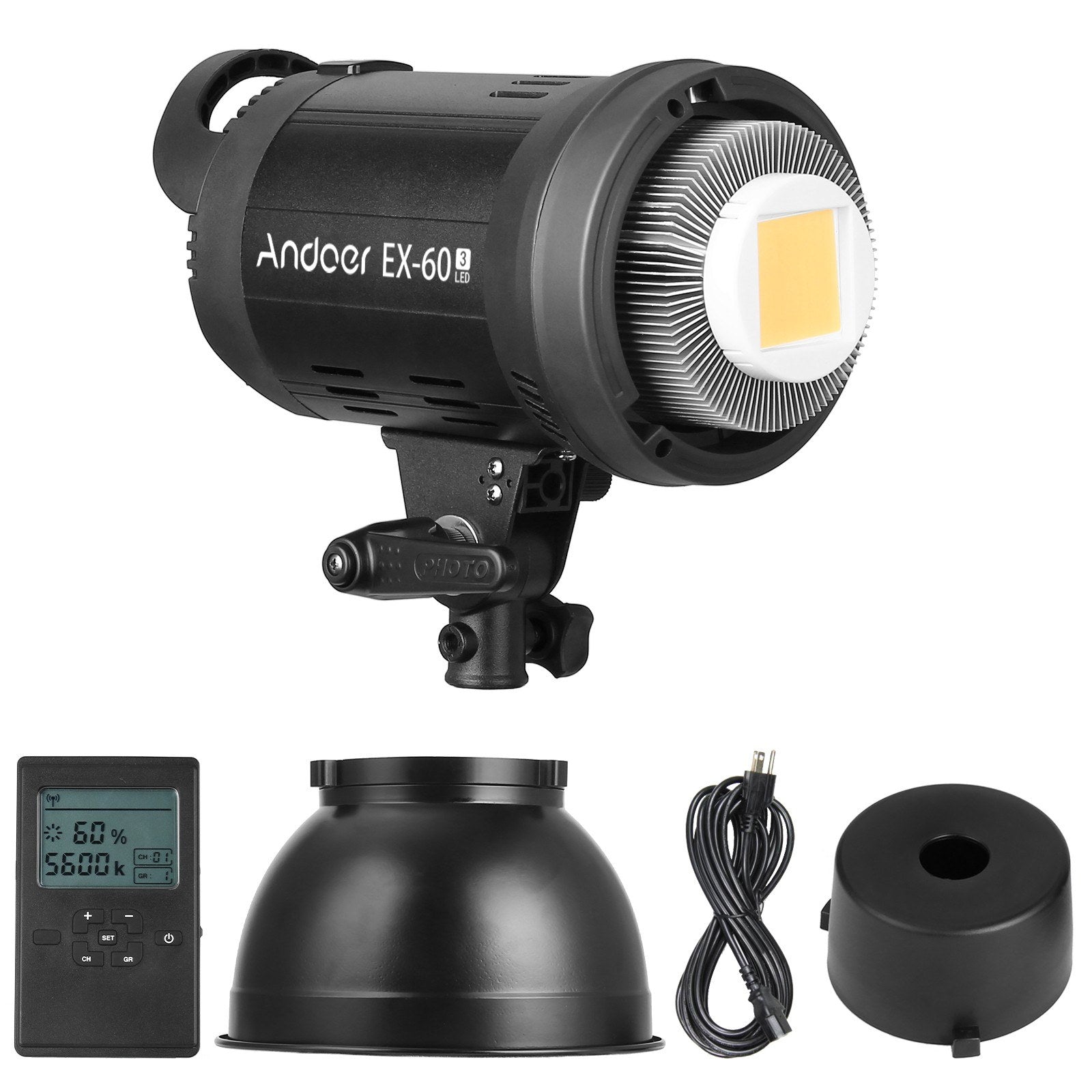 Studio Photography LED Flash Light Strobe