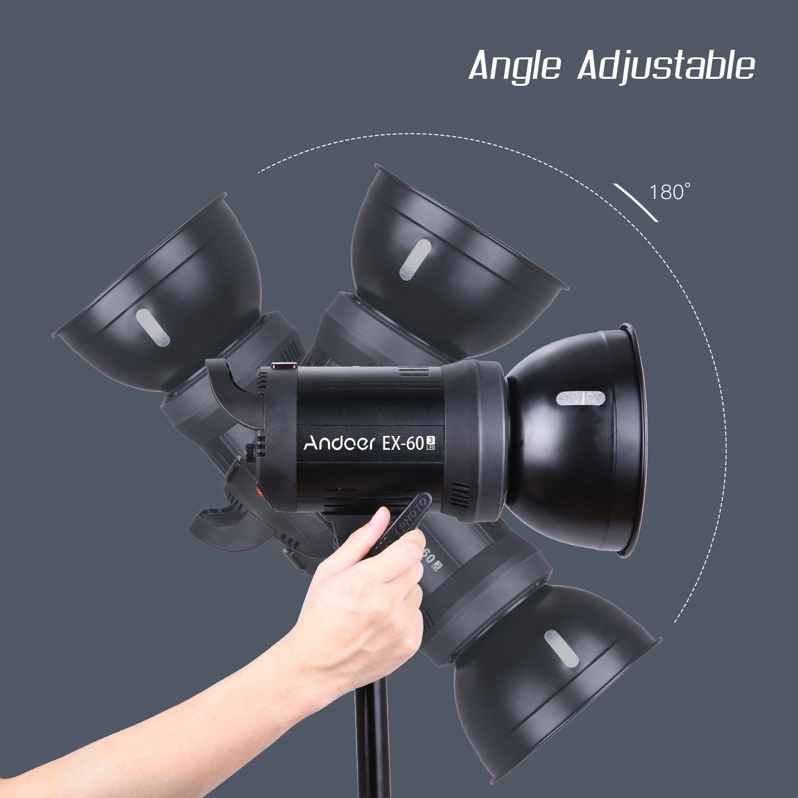 Studio Photography LED Flash Light Strobe