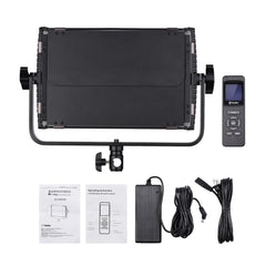 60W RGB LED Video Light 3200K-5600K Dimmable Photography Fill