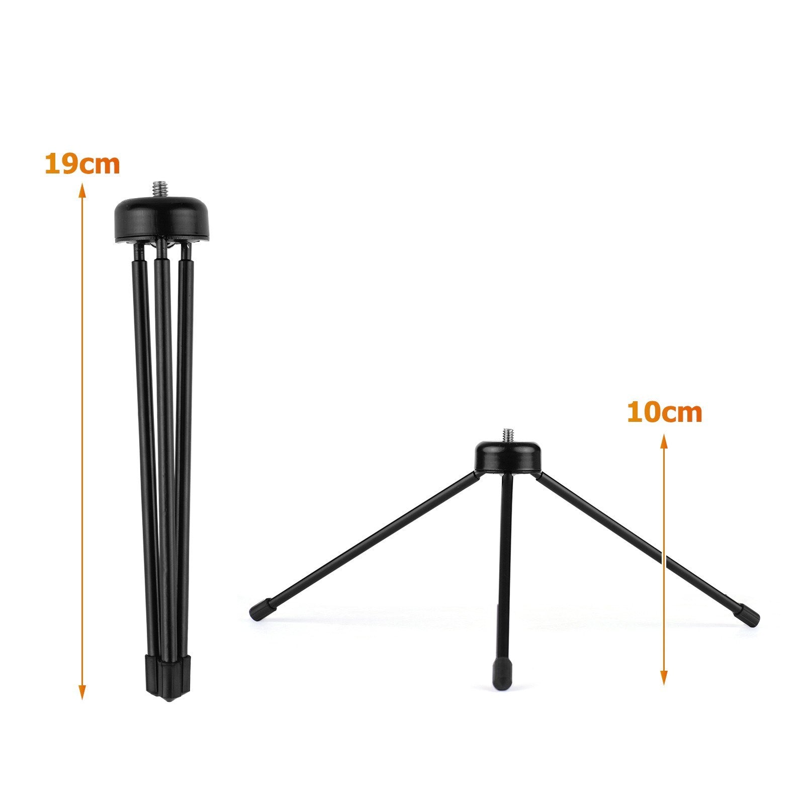 6.3 Inch 2700K-5500K Selfie Ring Video Light with Clamp Mount Tabletop Tripod 3 Dimmable