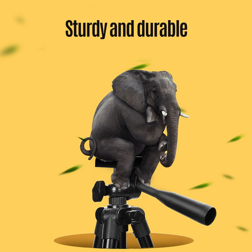 Lightweight Tripod Adjustable Selfie with Ball Head Quick Release Plate for Photography Live Streaming