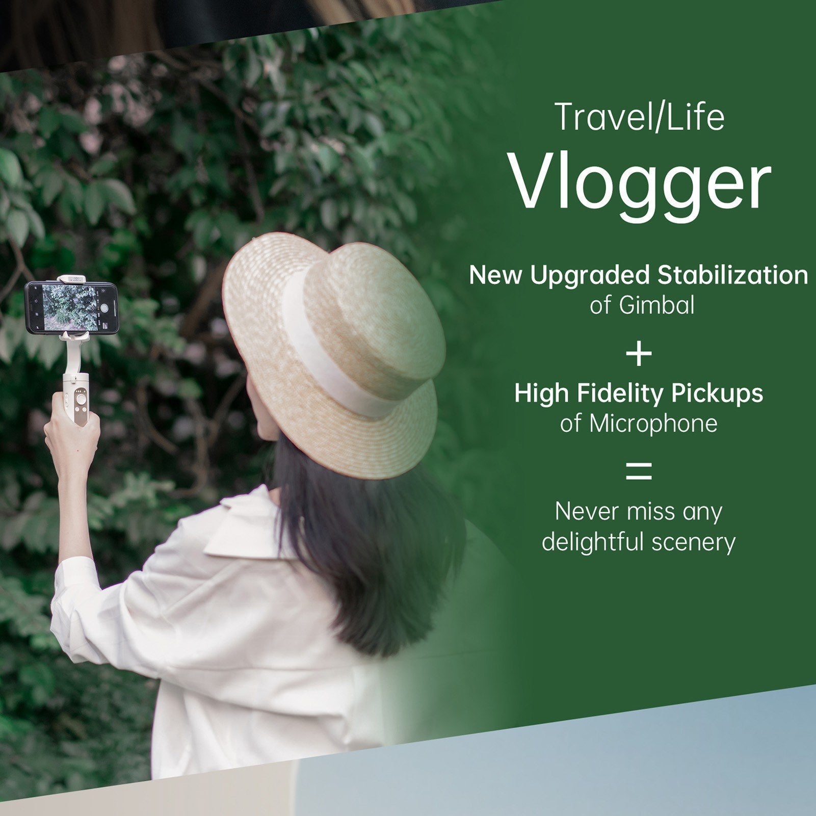 Vlog Ultra-light 3-Aixs Phone Gimbal Stabilizer