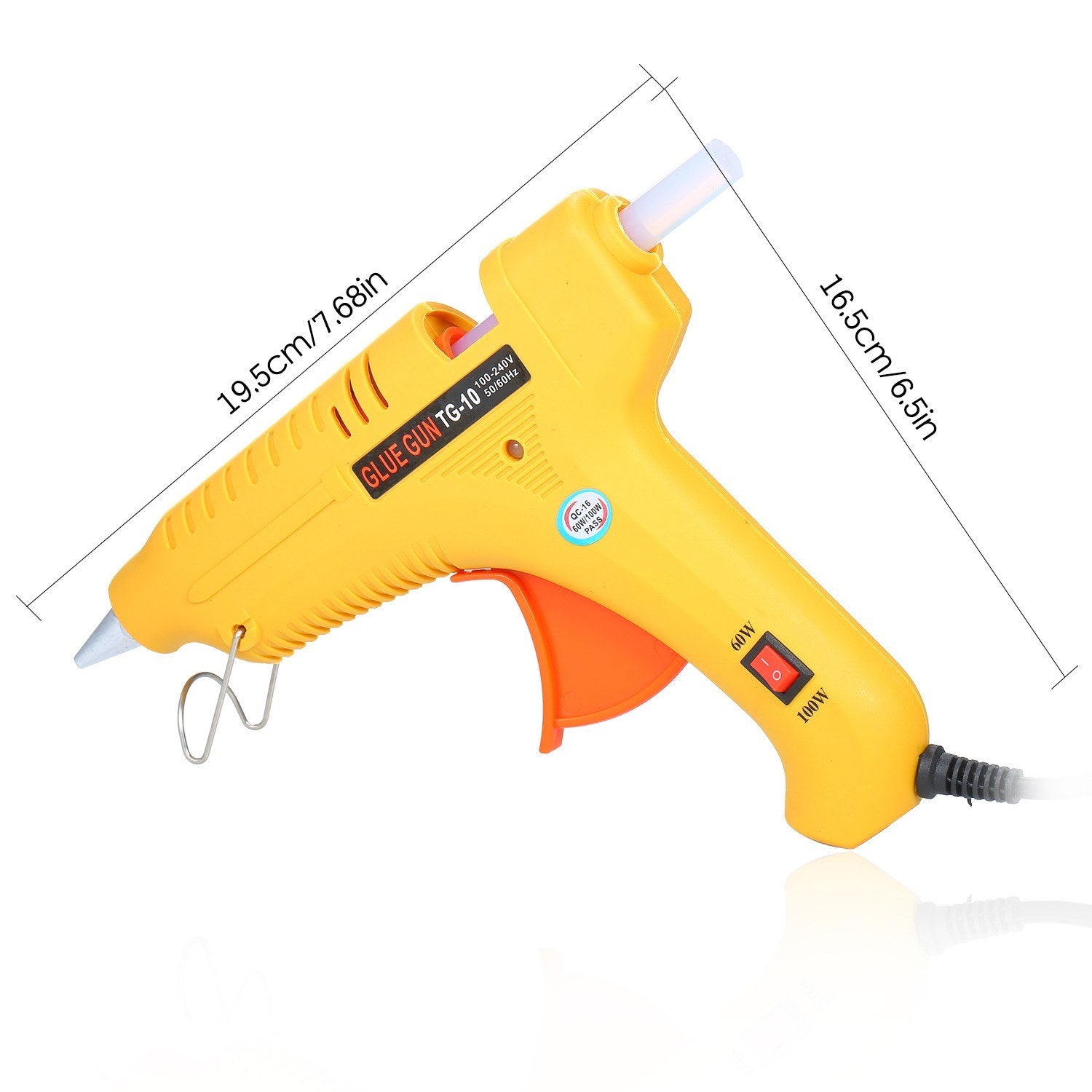 Hot Melt Glue Gun 60W/100W Power Adjustable Machine Multifunctional