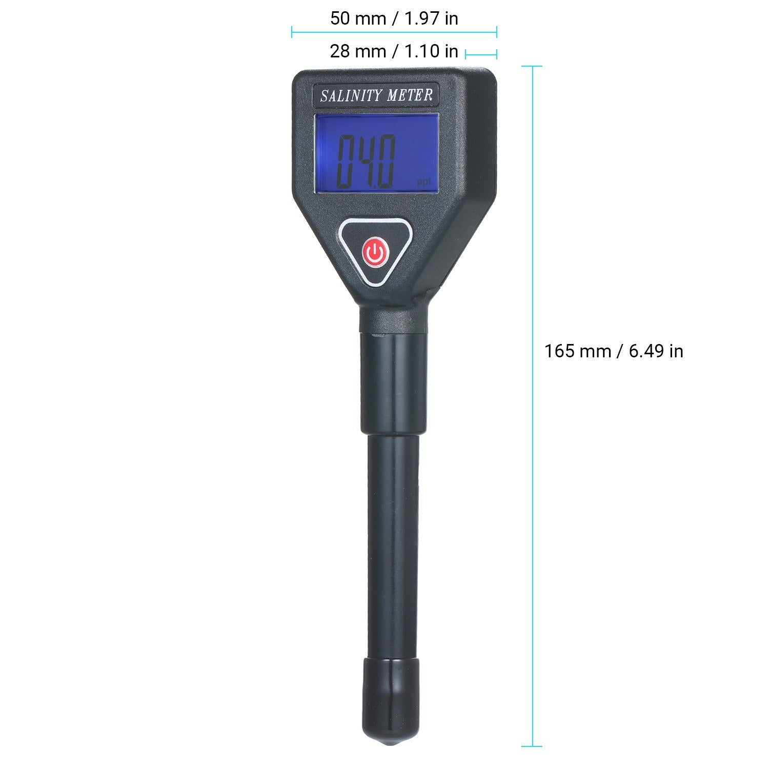 Seawater Salinity Refractometer Portable Handheld Meter ATC Salinometer