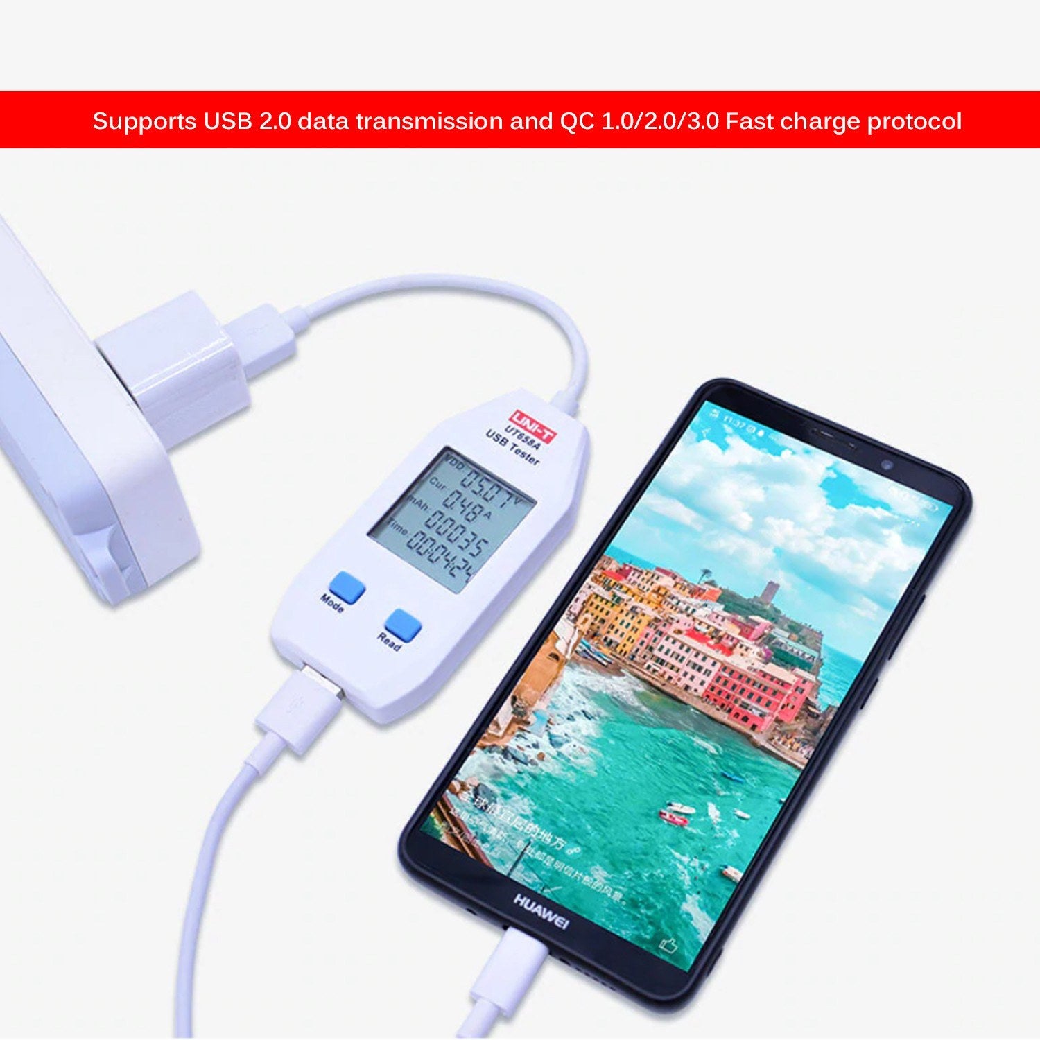 USB Power Meter LCD Tester Detector