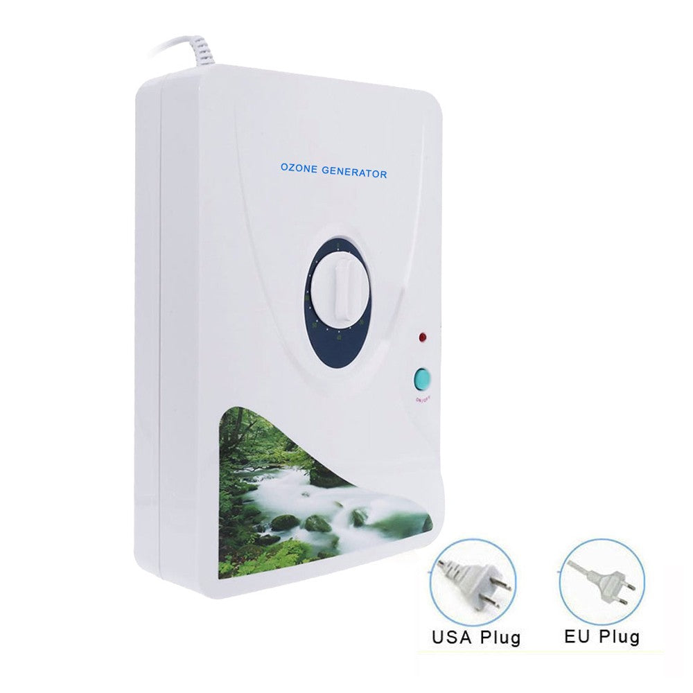 600mg/h Ozone Generator Ozonator O3 Timer Air Purifiers Purify Oil Vegetable Meat Water