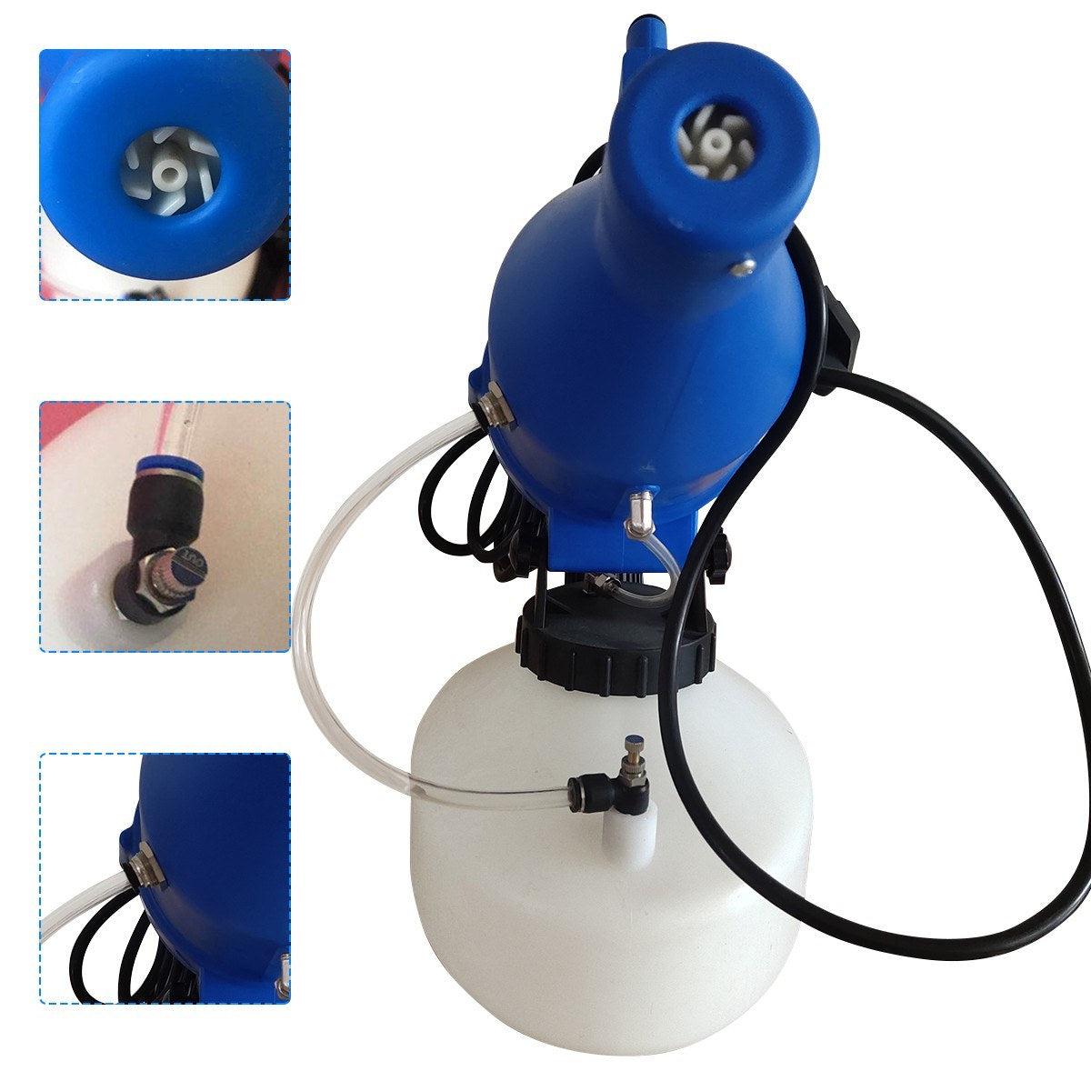 Electric ULV Fogger Portable Ultra-Low Volume Atomizer Sprayer Fine Mist Blower Pesticide Nebulizer 4.5L