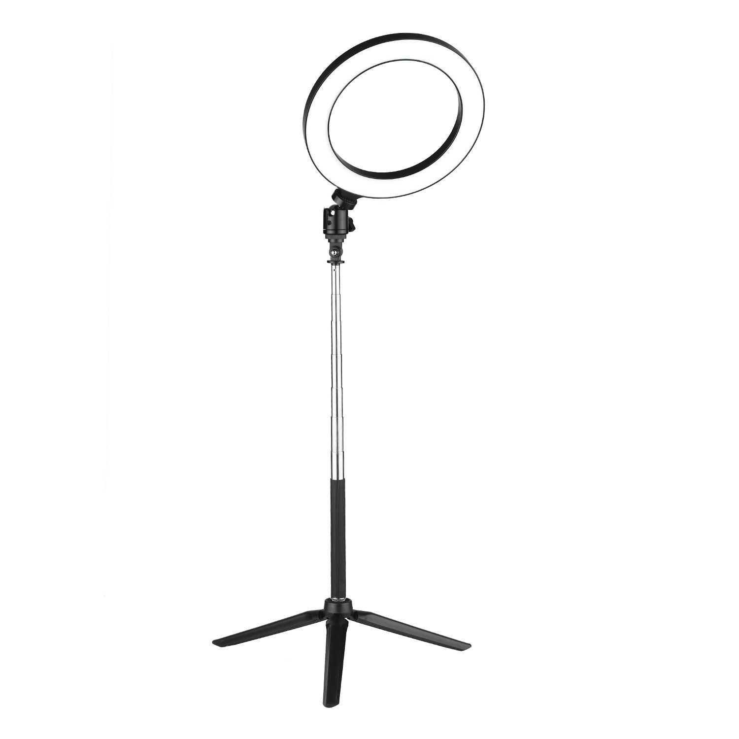 8inch Ring Light with Adjustable Tripod Stand Dimmable Selfie Makeup Ringlights for Video Live Stream Photography