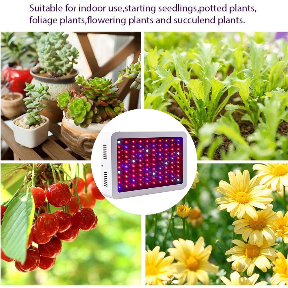 LED Grow Light Bulbs Full Spectrum UV IR Hydroponic Growing Lamp for Greenhouse Seed Starting
