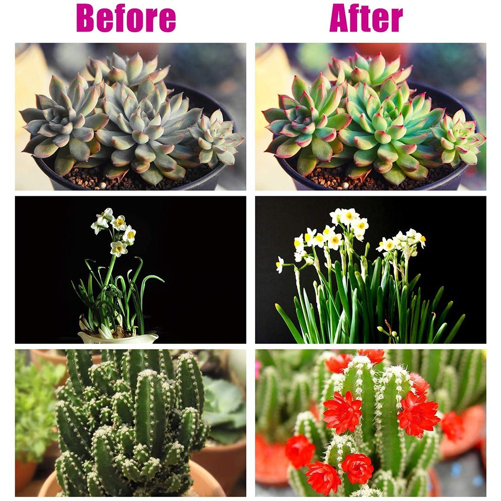 LED Grow Light Bulbs Full Spectrum UV IR Hydroponic Growing Lamp for Greenhouse Seed Starting