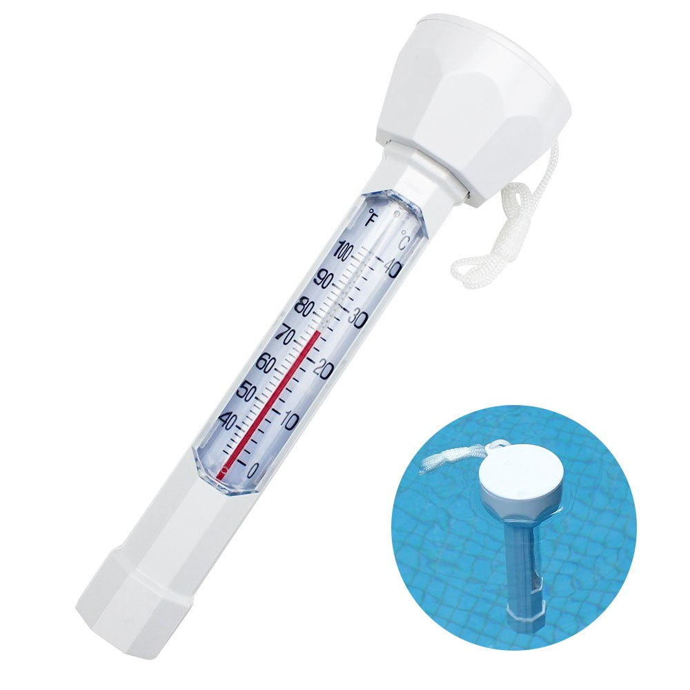 Swimming Pool Floating Thermometer Easily Readable Thermograph Water Temperature Testing Tool with String