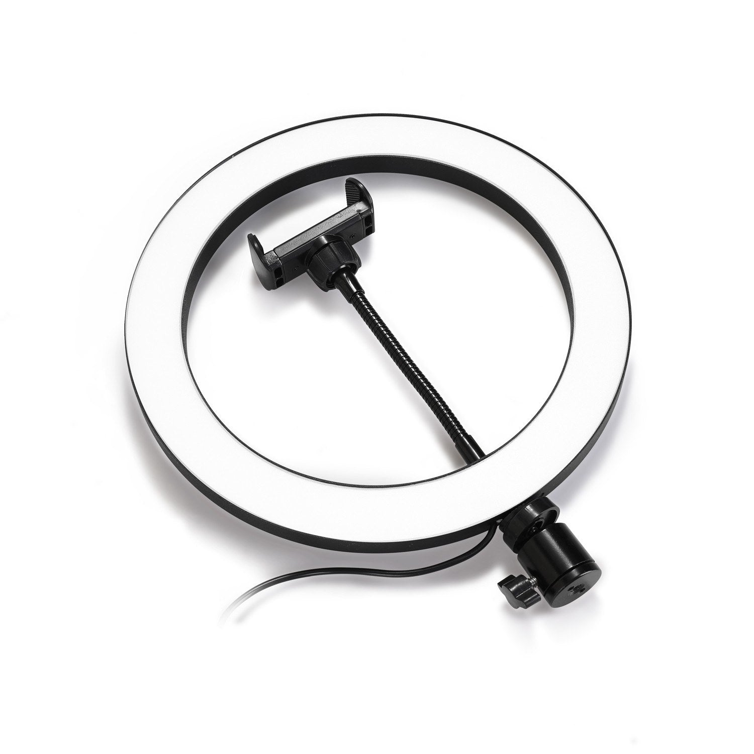Alloy Photography LED Selfie Ring Light Dimmable Photo Camera Phone Lamp with 1.6M Stand Tripod