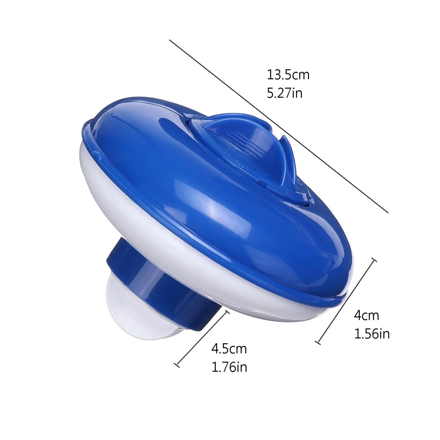 Floating Tablet Spa Chemical Dispenser Pool Chlorine Holder ,Bottom retractable