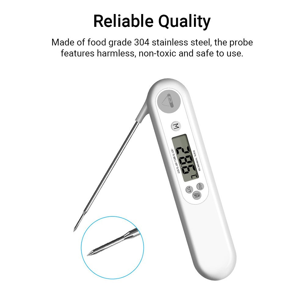 Digital Food Thermometer Instant Read Meat Probe Kitchen Cooking Temperature Tester for Milk Grill BBQ